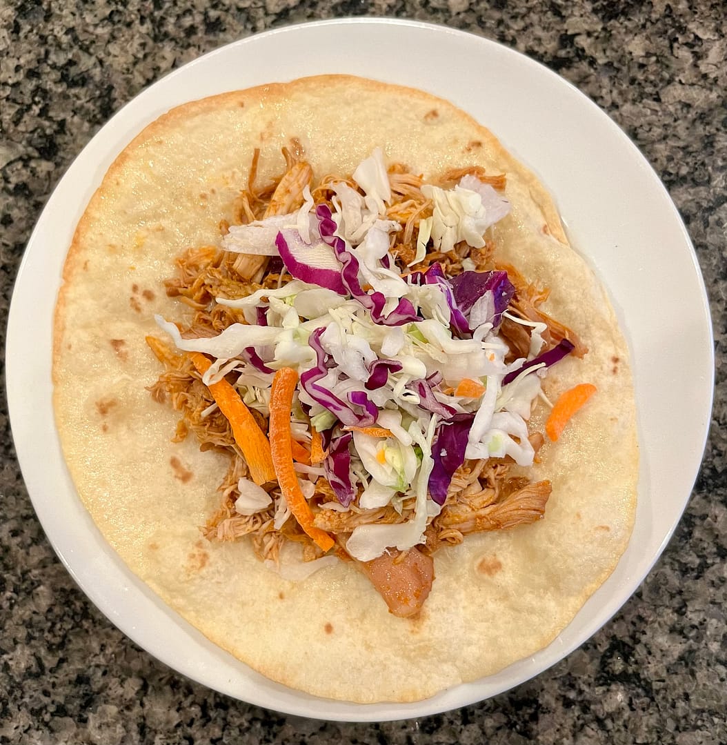 mexican chicken tostadas