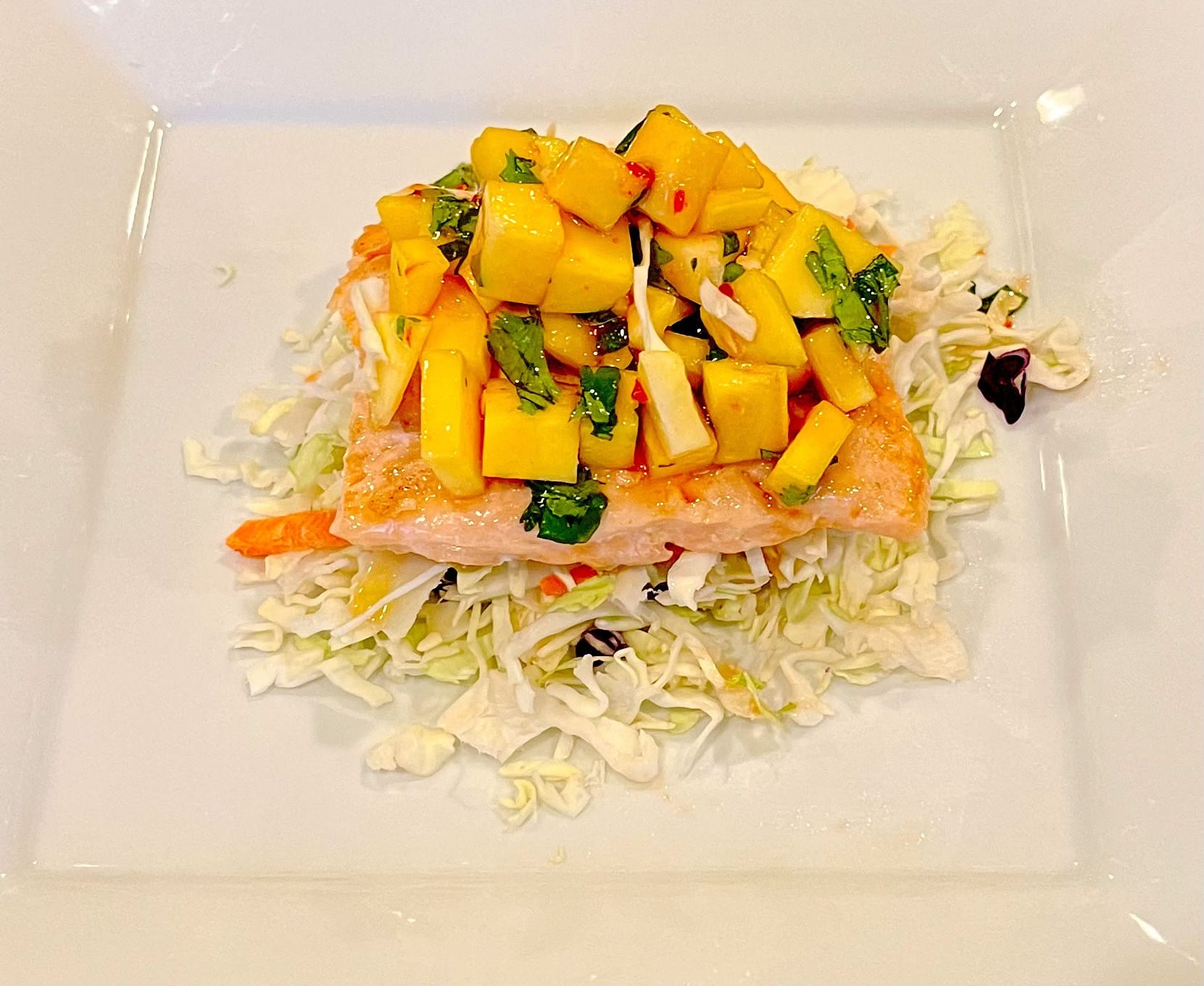 salmon mango bango